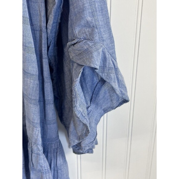 Matilda Jane Pretty Things Shirt Round Tassel Tie Neck Ruffle Flowy Blouse Sz XS - Picture 5 of 9